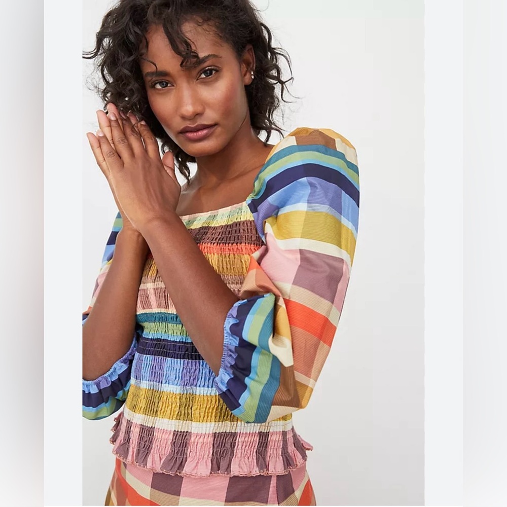 Farm Rio Puff Sleeve Top